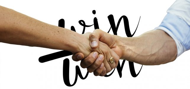 Konflikt-und Krisenberatung Win Win Handshake